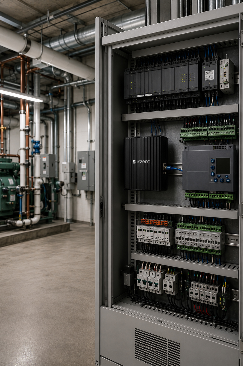 Gateway installed in BMS rack